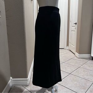 Antonio Melani Suede Exquisite Long Black Skirt🖤Worn Twice